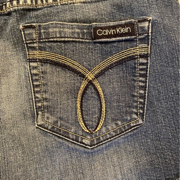 PICK 3 ITEMS FOR $25: Calvin Klein Womens Jean Shorts Sz 16 Plus Size Mini Jorts - Picture 5 of 8